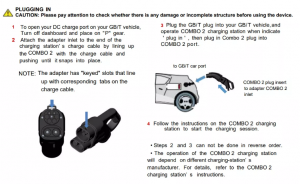 DC EV Charging Adapter CCS2 Plug to GBT Plug CE Certified for E-Car Charger