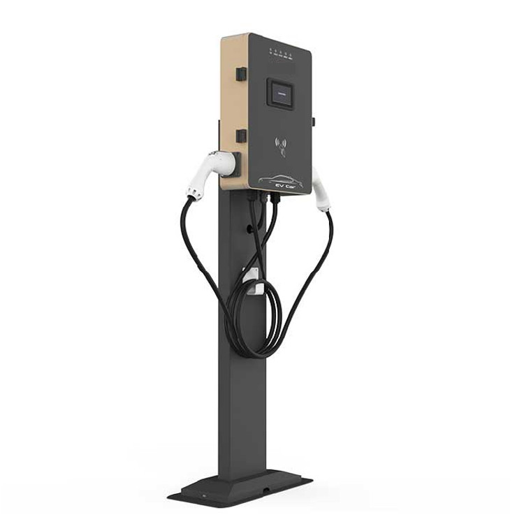 AC 44kW Wall EV Charger Station with Dual Gun (5)