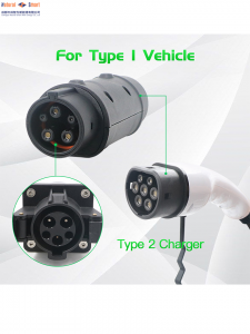 EVSE Type2 To Type1 Adapter EV Charging Accessories