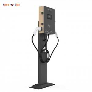 AC 44kW Wall EV Charger Station with Dual Gun