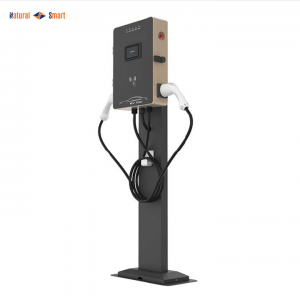 AC 44kW Wall EV Charger Station with Dual Gun