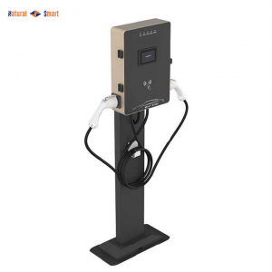 AC 44kW Wall EV Charger Station with Dual Gun